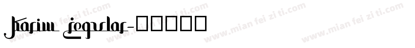 Karim Regular字体转换